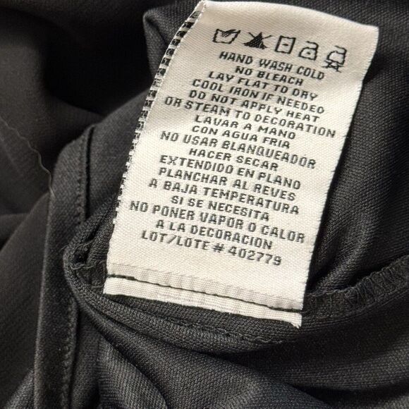 R & M Richards Sz 18 Black Silver Crystal Detail Long Maxi Dress Festive Evening - Picture 11 of 16